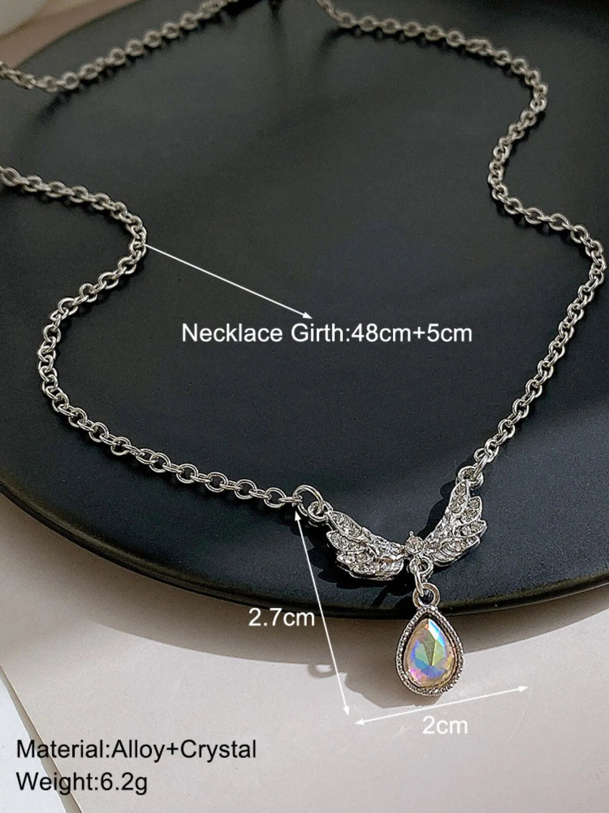 Elegant Style 1pc Geometric Zinc Alloy Necklace