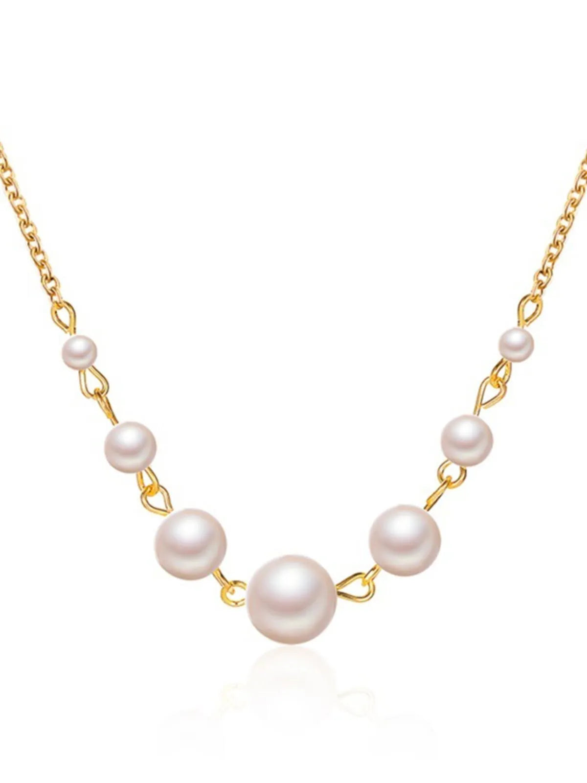 Elegant Style 1pc Pearl Alloy Necklace