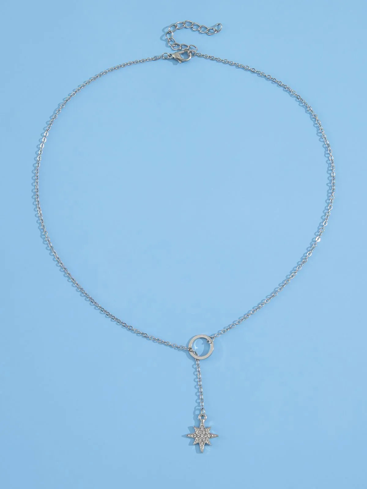 Everyday Crystal Accent Zinc Alloy 1pc Y Necklace 