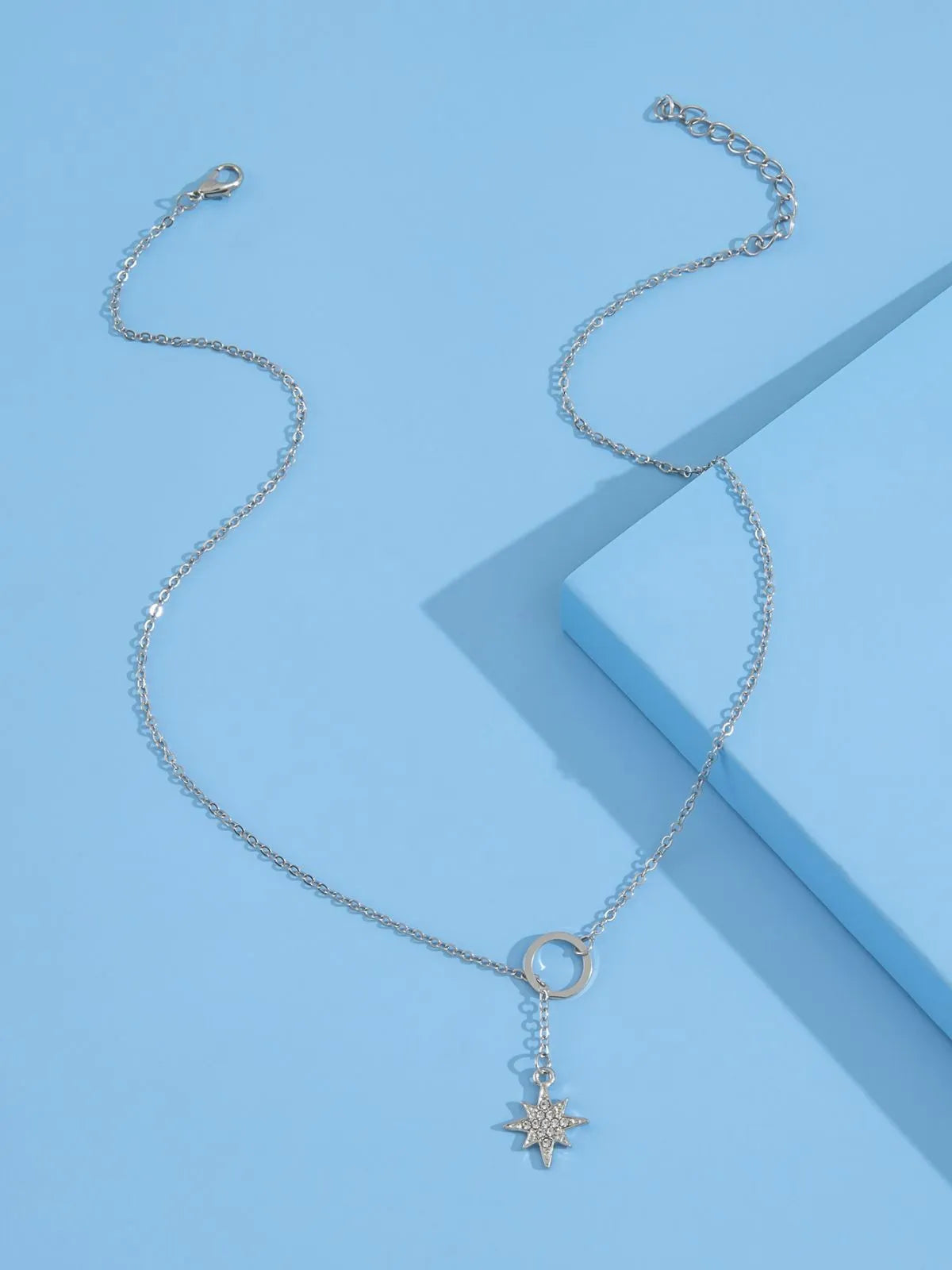 Everyday Crystal Accent Zinc Alloy 1pc Y Necklace 