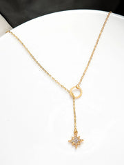 Everyday Crystal Accent Zinc Alloy 1pc Y Necklace 
