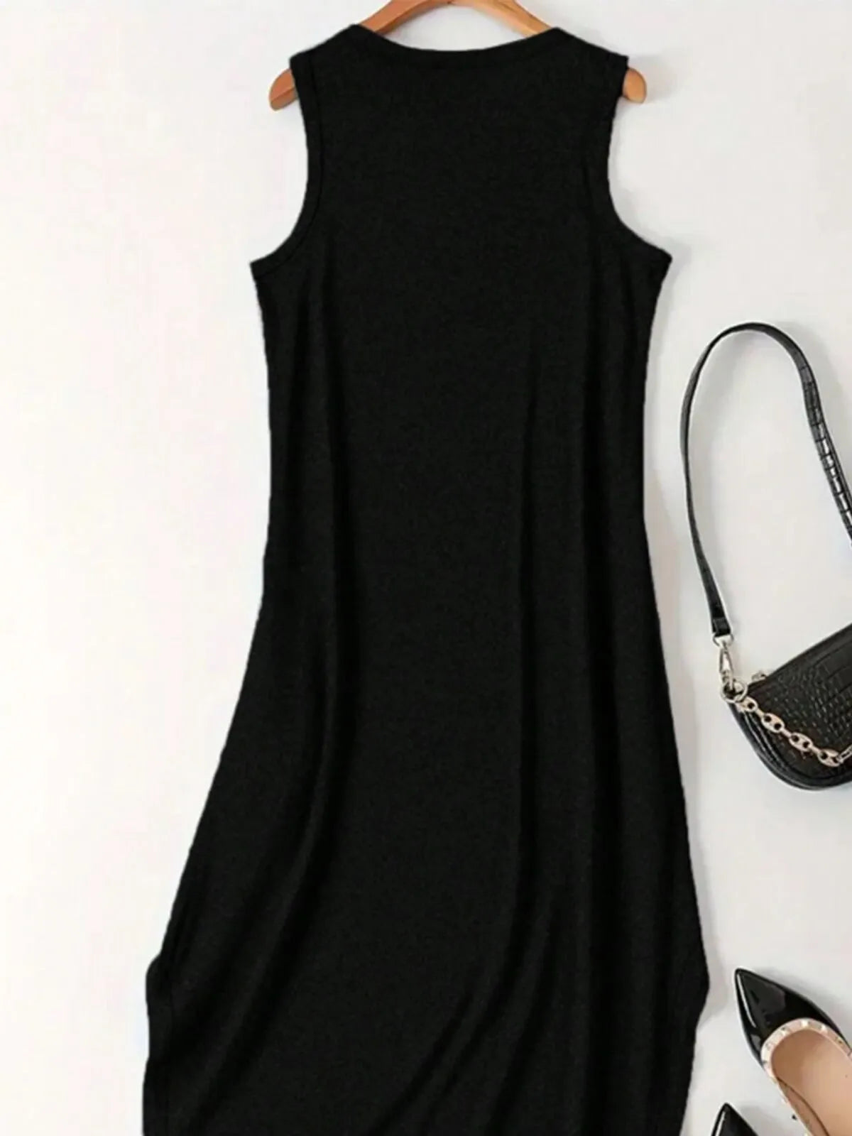 Eyes Print Casual Suspender Shift Dress