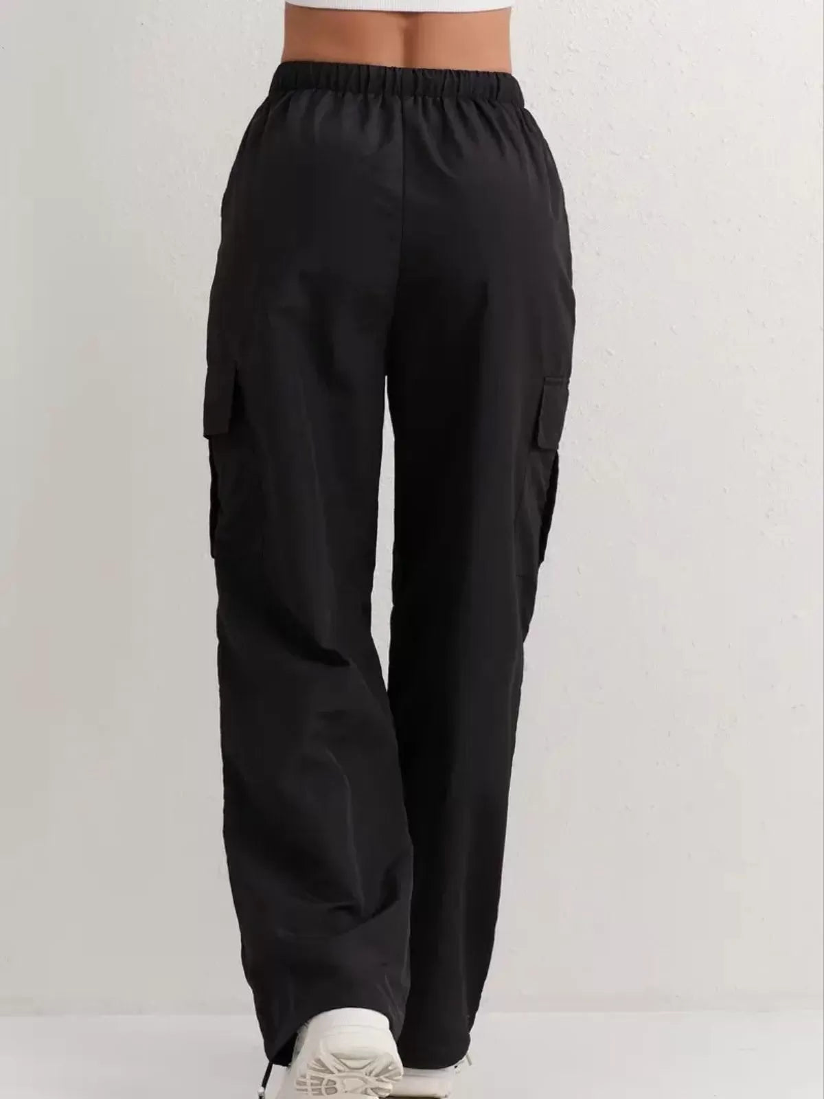 Fashion Outdoor Streetwear Quick Dry Multi Pockets Stretchy Loose Cargo Pants