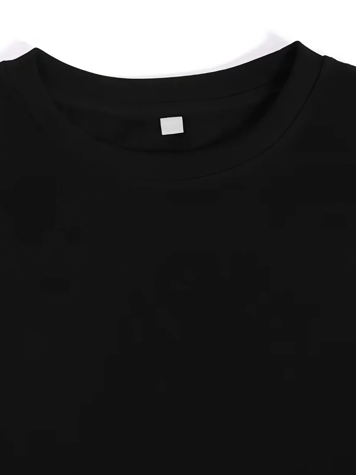 Y2K Fashion Graphic Figure Print Fit Round Neck T-shirt SONDER Text Design