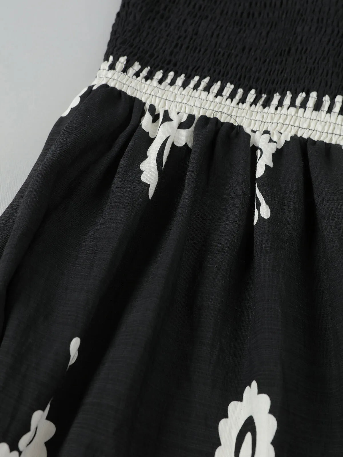 Graphic Backless Spaghetti Strap A-line Dress