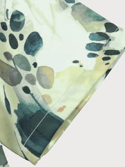 Floral Button Lapel Regular Shirts