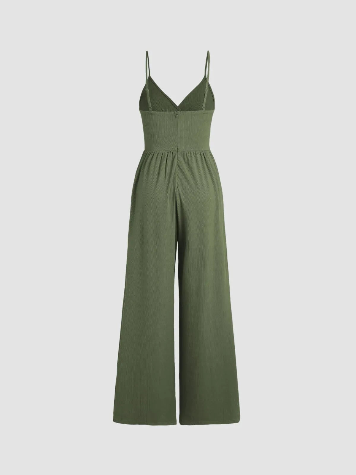 Solid Elegant Lace Floral T-shirt & Solid Pocket Overalls Suspender Pants Jumpsuit Set