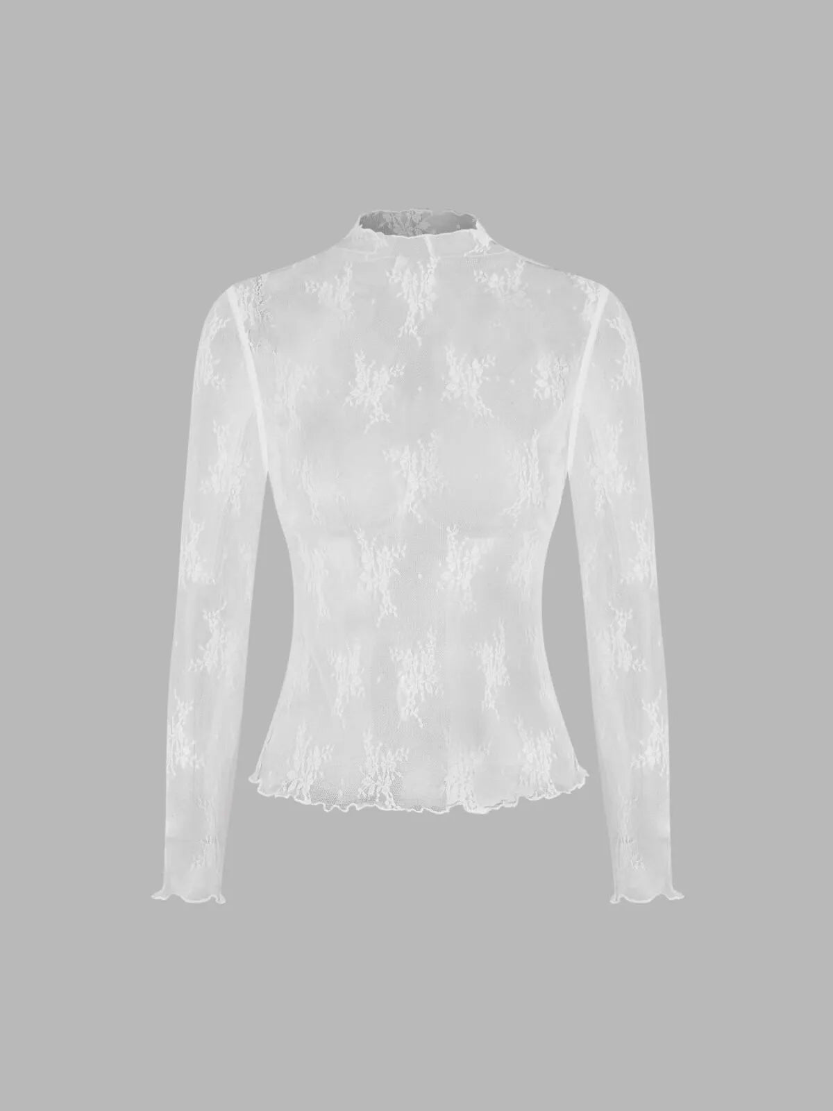 Solid Elegant Lace Floral T-shirt & Solid Pocket Overalls Suspender Pants Jumpsuit Set