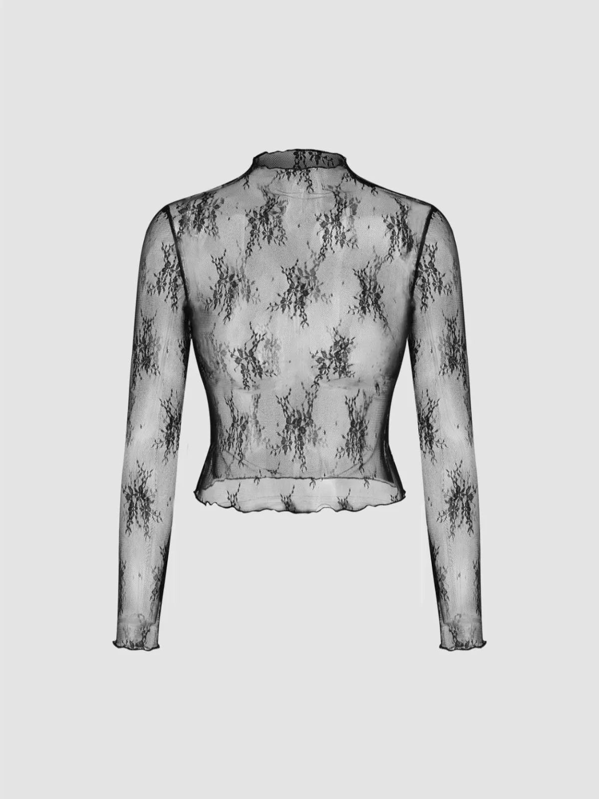 Solid Elegant Lace Floral T-shirt & Solid Pocket Overalls Suspender Pants Jumpsuit Set