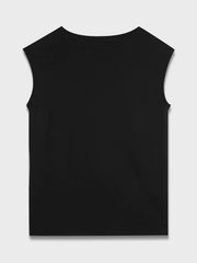 Lotus Print  V-neck Tank