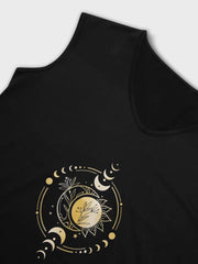 Geometric V-neck Tank