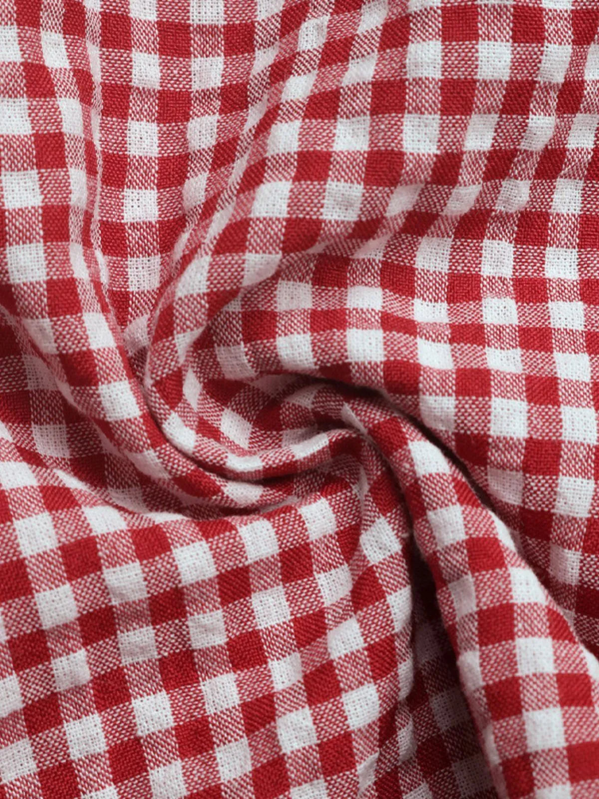 Gingham Plaid Lace-up Spaghetti Strap Cami