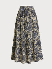 Graphic High Rise Skirt