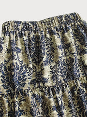 Graphic High Rise Skirt