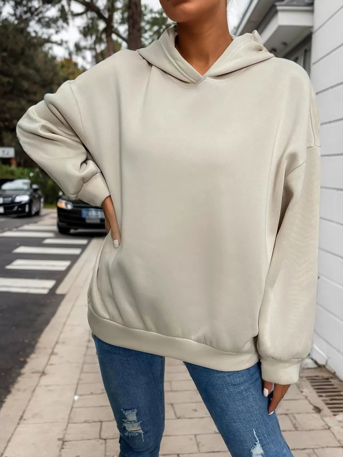 Graphic Hooded Regular Sweatshirt