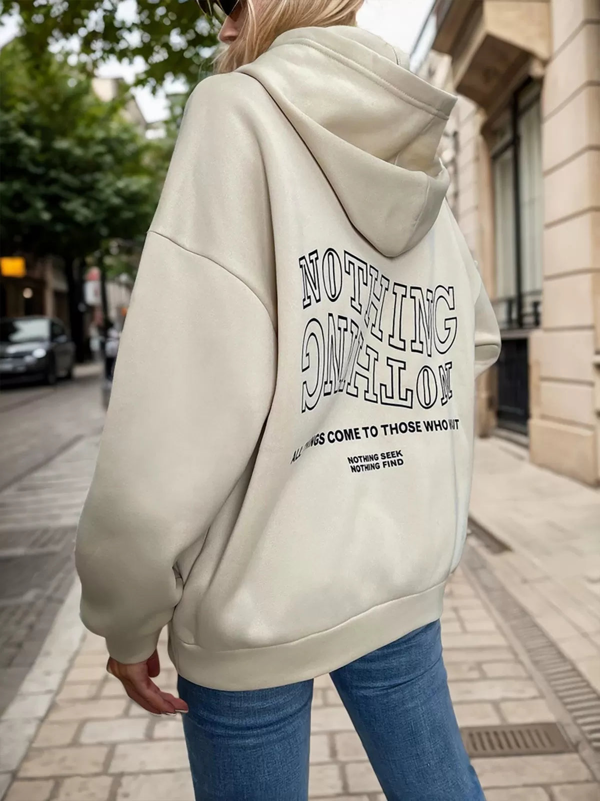 Graphic Hooded Regular Sweatshirt