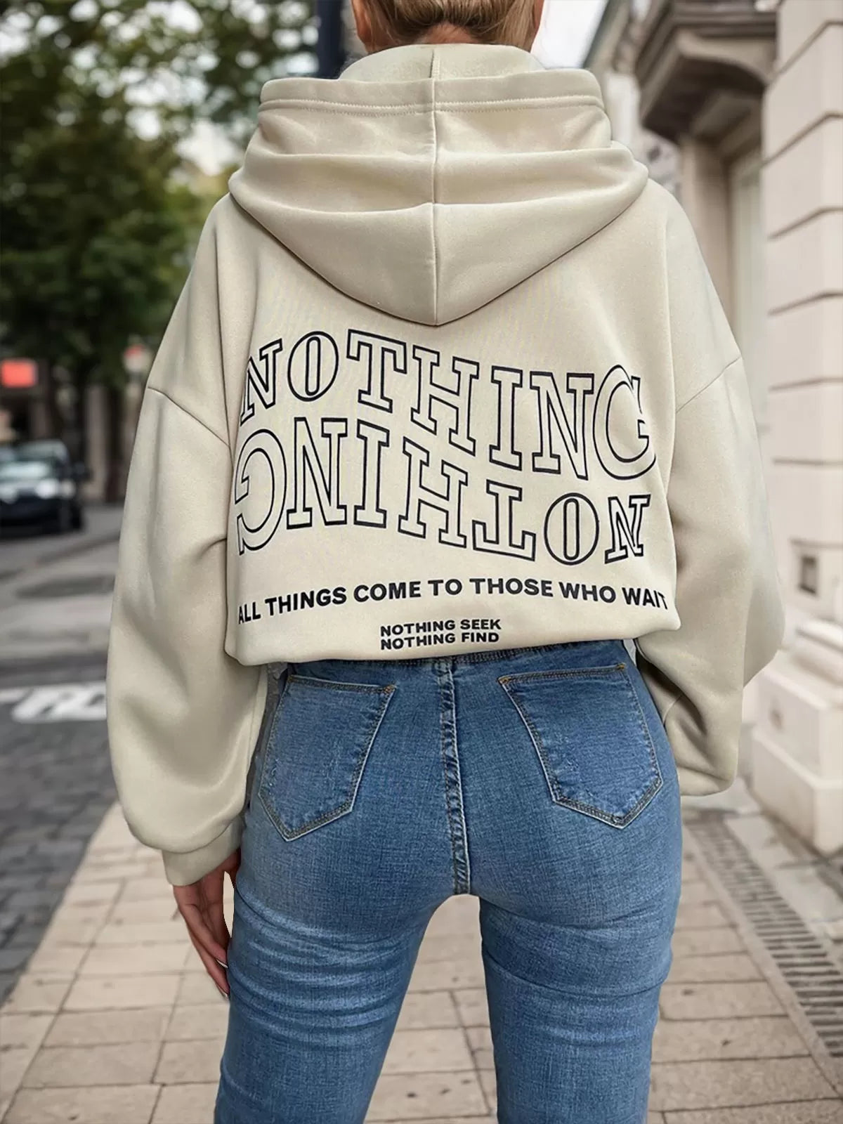 Graphic Hooded Regular Sweatshirt