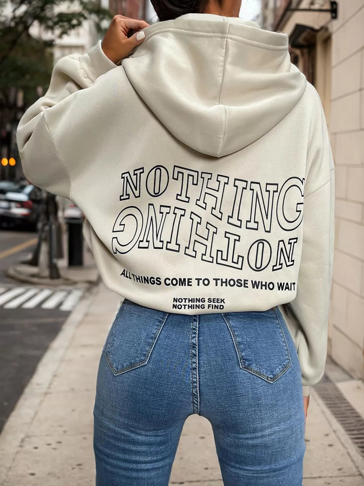 Graphic Hooded Regular Sweatshirt
