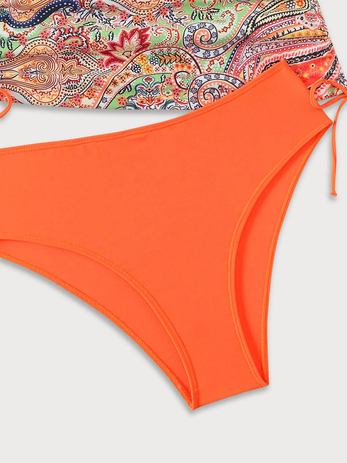 Graphic Knot Surplice Tankini 