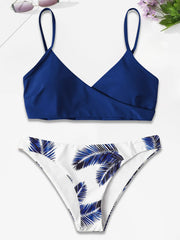 Graphic Low Rise Fabric Bikini 