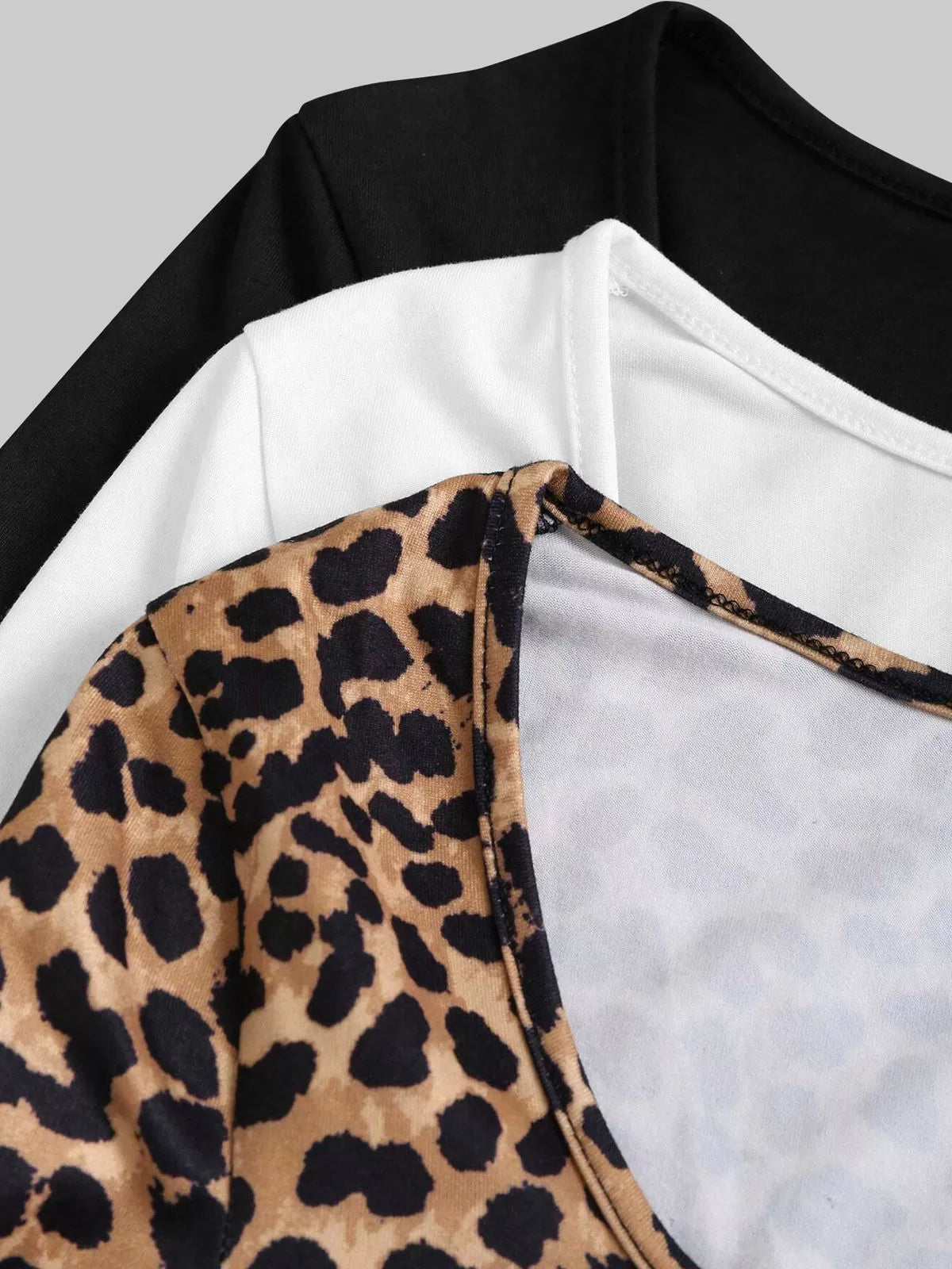 3-Pack Graphic Round Neck Regular Sleeve Long Sleeve T-shirt