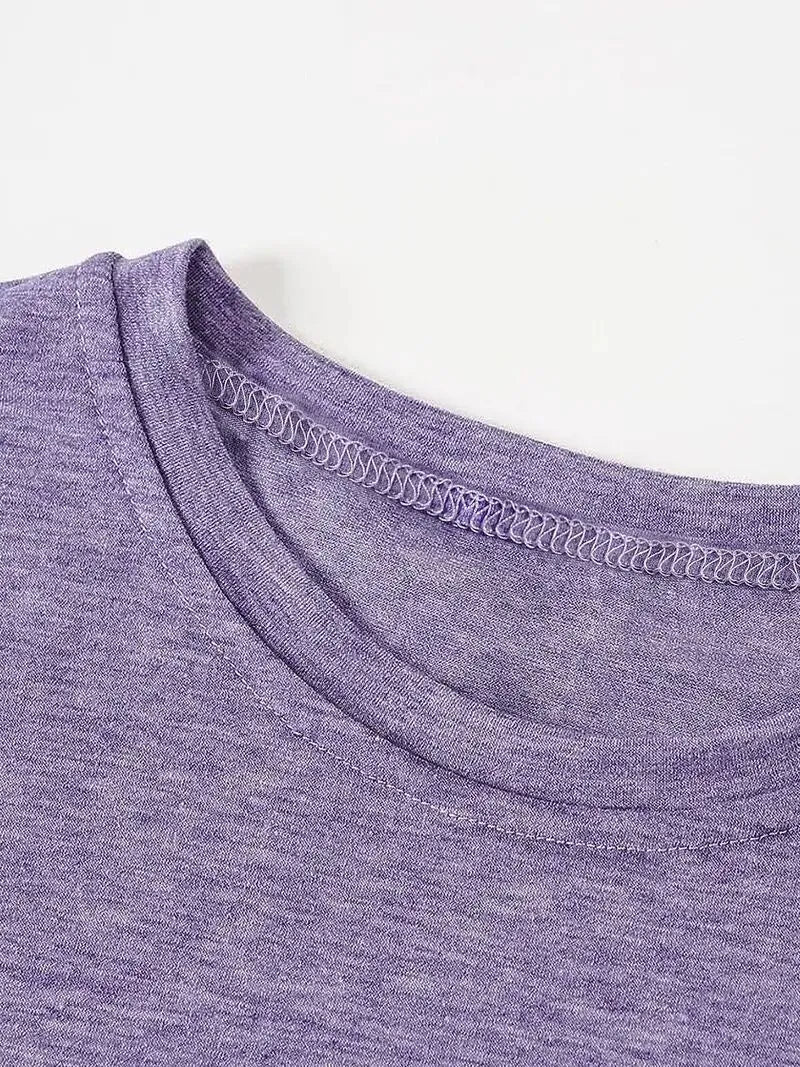 Graphic Round Neck Regular Sleeve Long Sleeve T-shirt