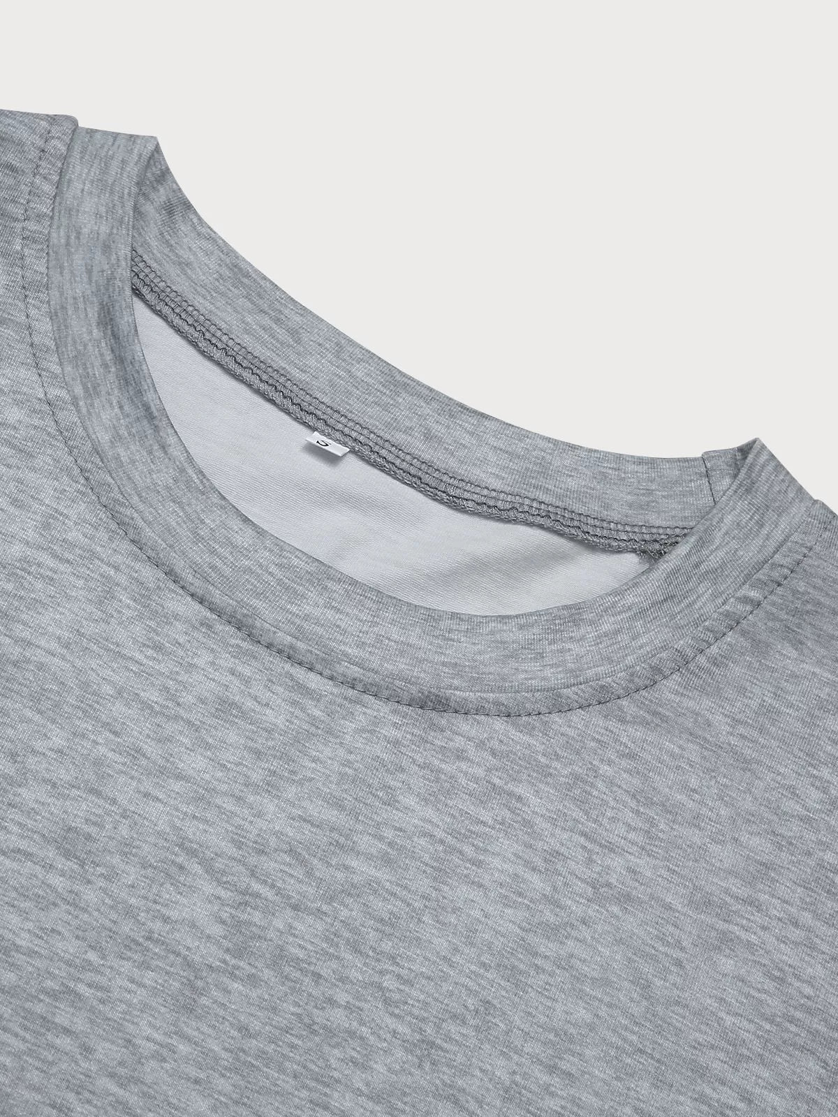 Graphic Round Neck Long Sleeve T-shirt