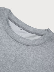 Graphic Round Neck Long Sleeve T-shirt