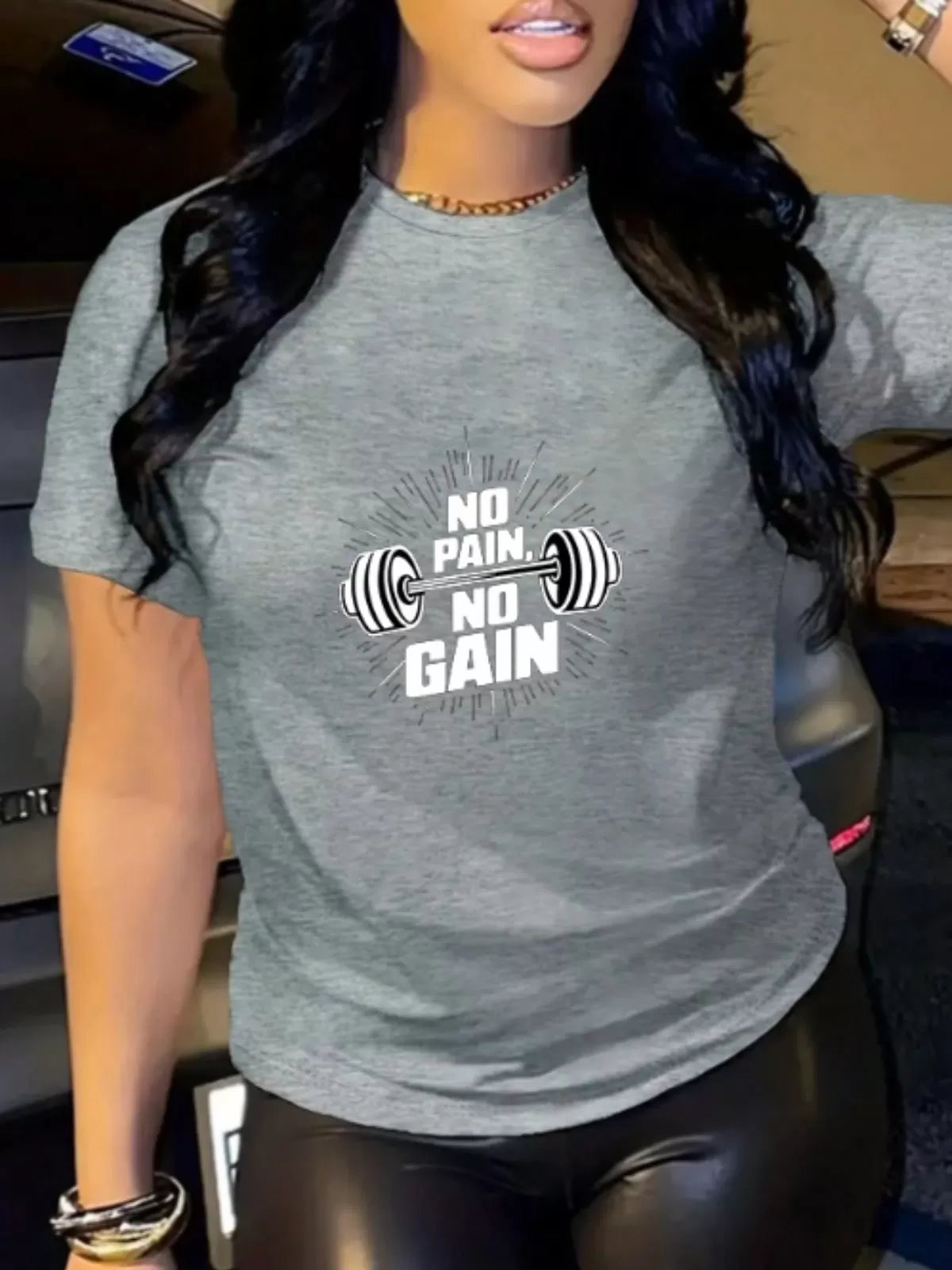 Graphic Round Neck Regular T-shirt