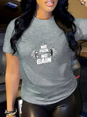 Graphic Round Neck Regular T-shirt