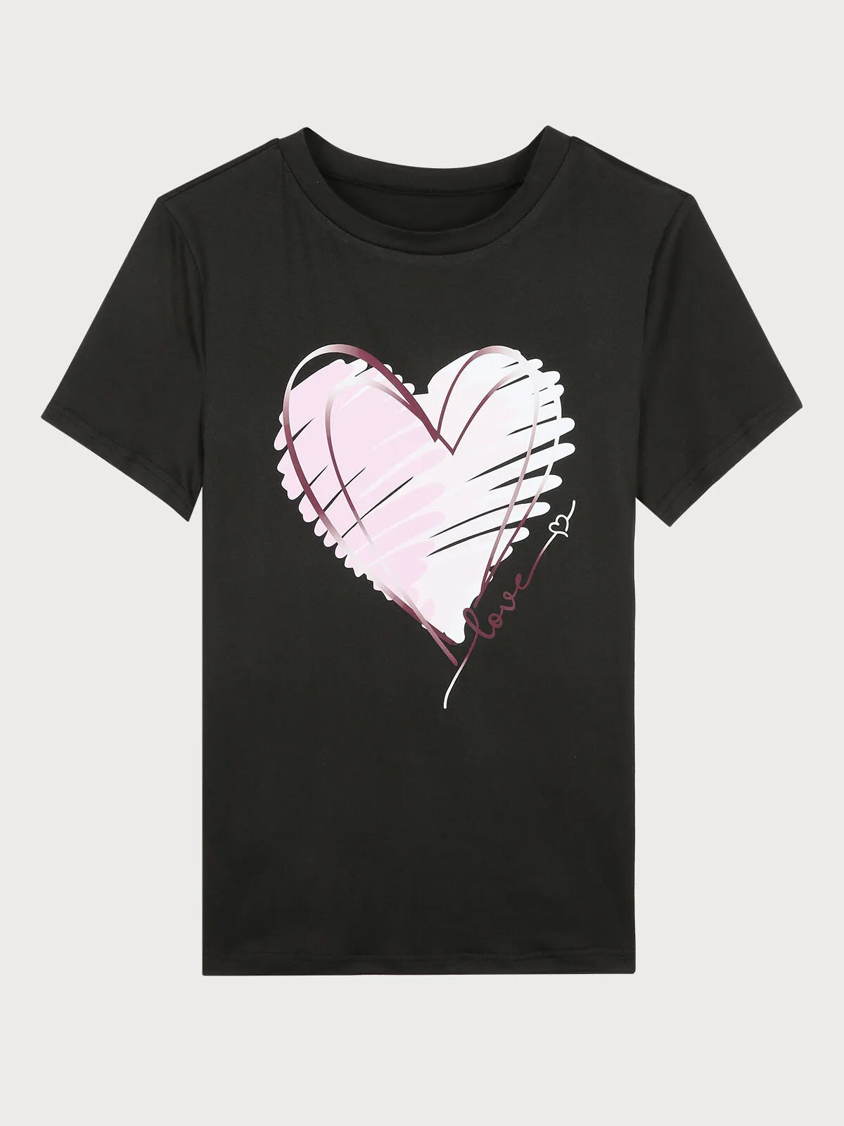 Graphic Round Neck Regular Sleeve Short Sleeve T-shirt