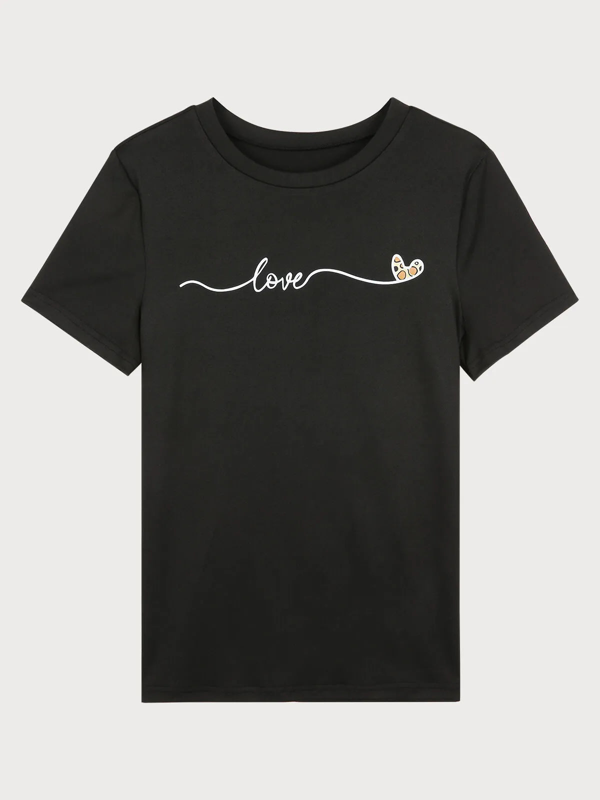 Graphic Round Neck Regular Sleeve Short Sleeve T-shirt