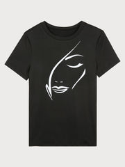 Graphic Round Neck Regular Sleeve Short Sleeve T-shirt