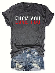 Graphic Round Neck Regular Sleeve Short Sleeve T-shirt