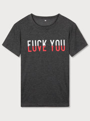Graphic Round Neck Regular Sleeve Short Sleeve T-shirt