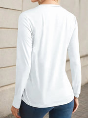 Graphic Round Neck Regular Sleeve Long Sleeve T-shirt
