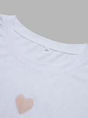 Graphic Round Neck Short Sleeve T-shirt