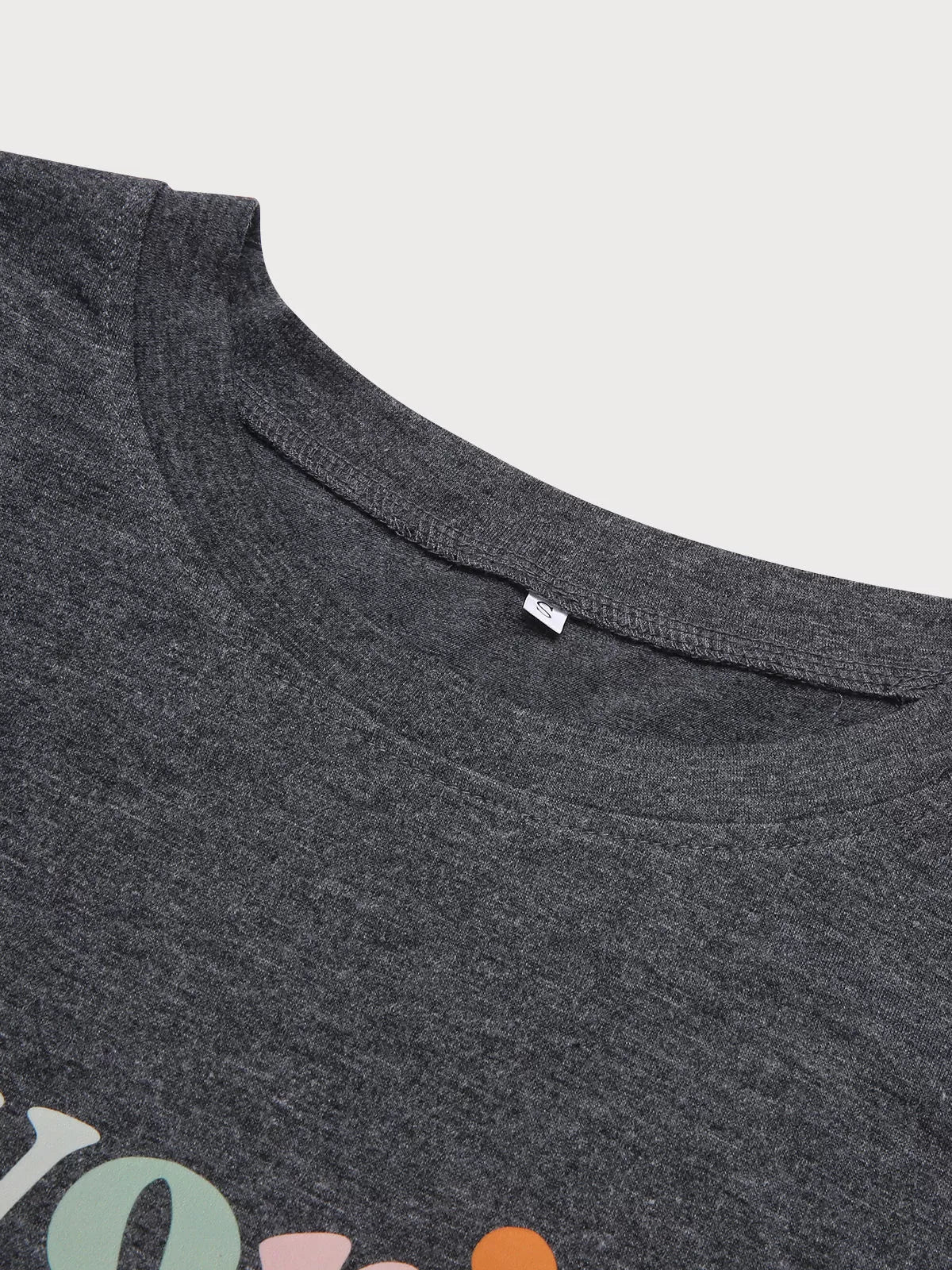 Graphic Round Neck Short Sleeve T-shirt