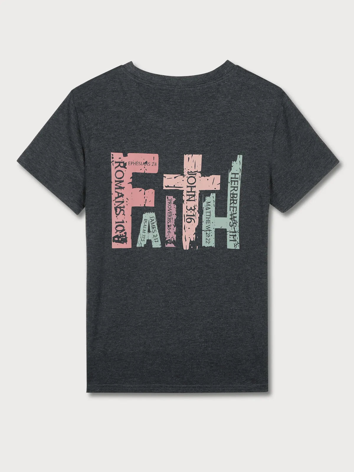 Graphic Round Neck Short Sleeve T-shirt