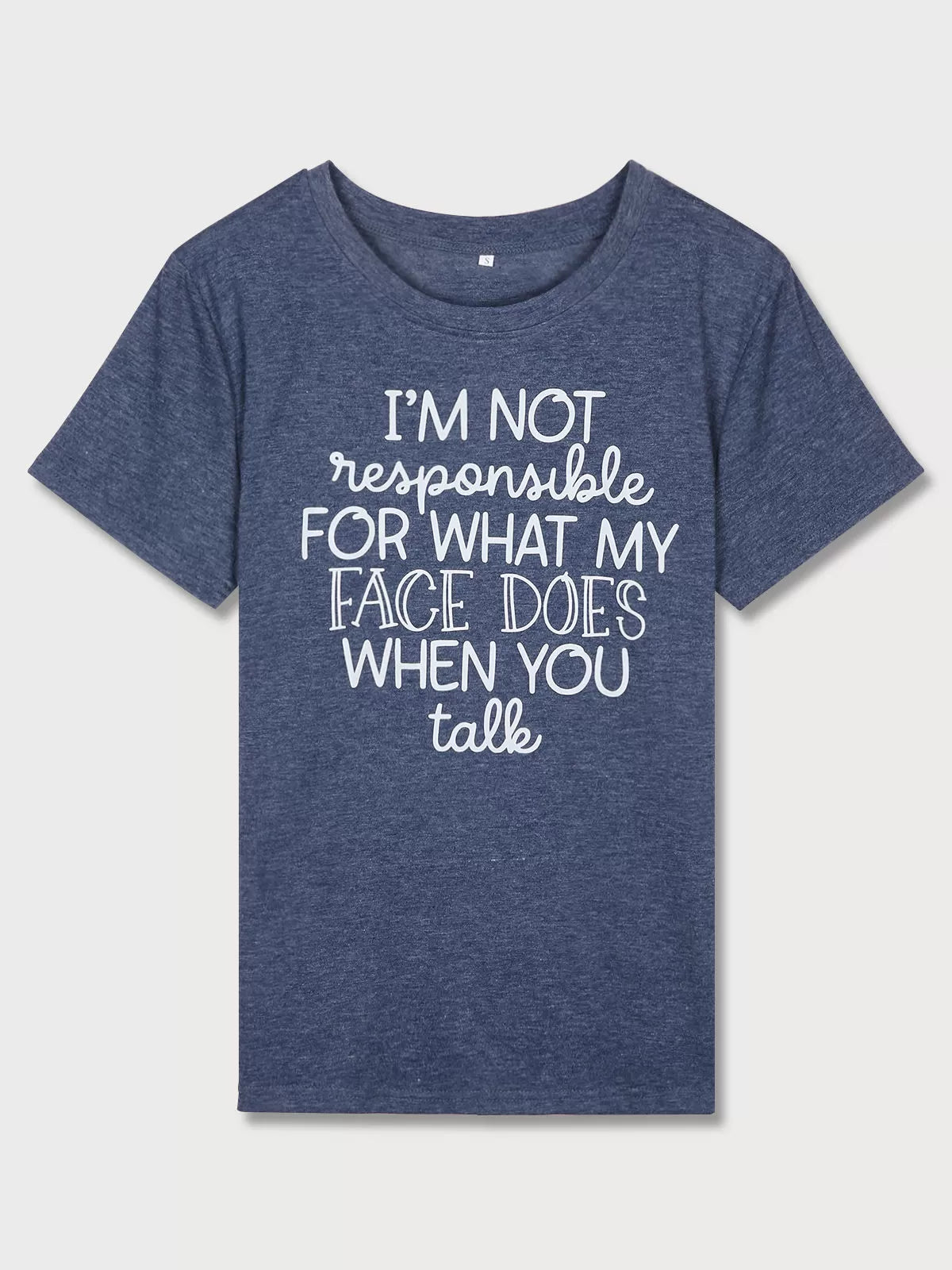 Graphic Round Neck Short Sleeve T-shirt