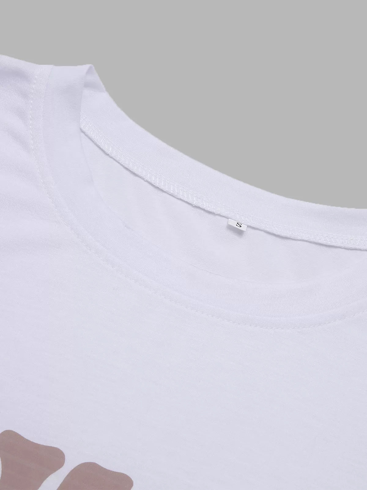 Graphic Round Neck Short Sleeve T-shirt
