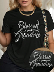 Graphic Round Neck Short Sleeve T-shirt