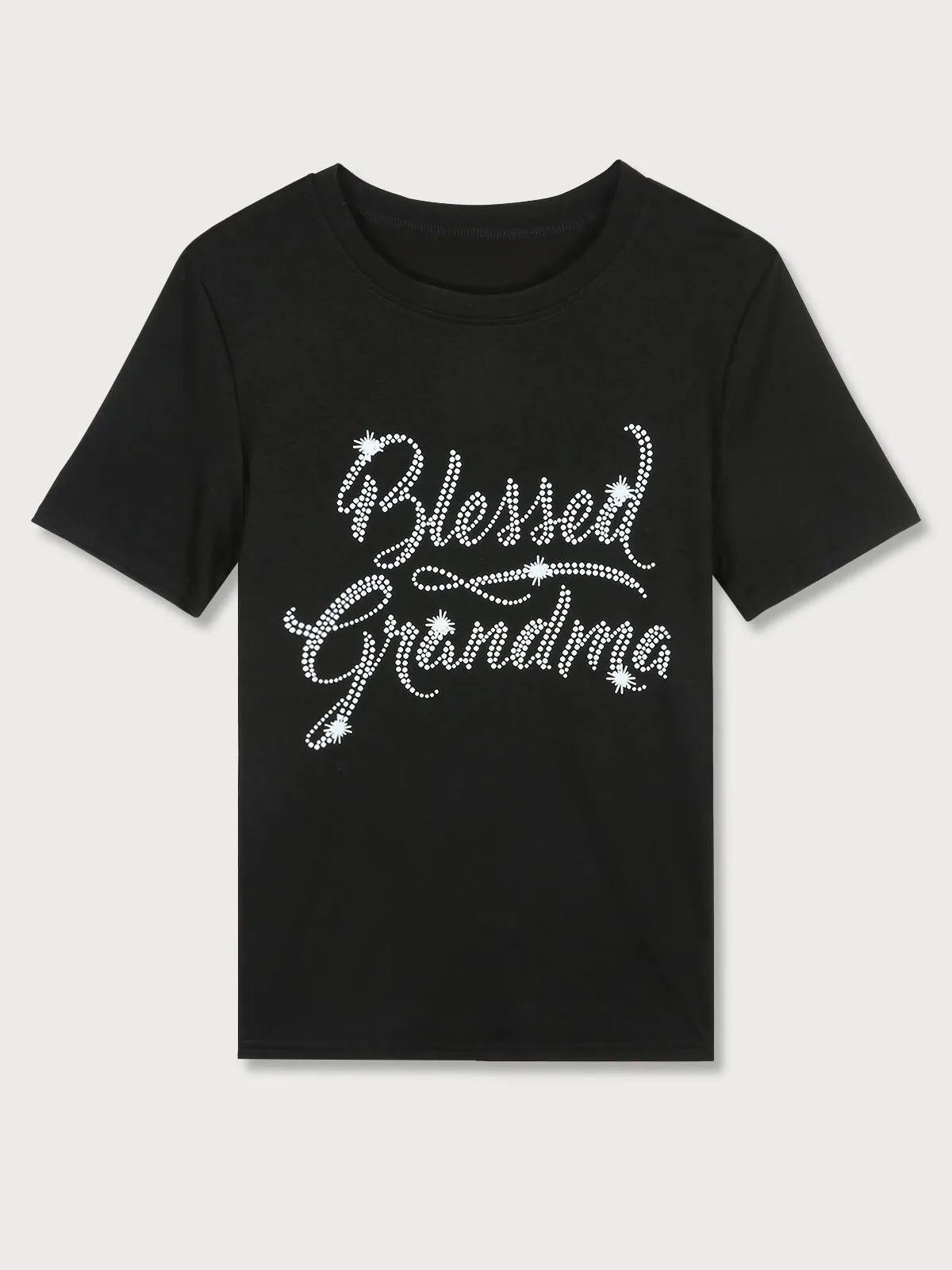 Graphic Round Neck Short Sleeve T-shirt