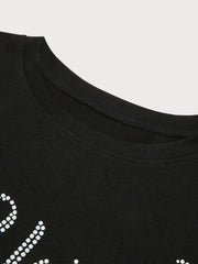 Graphic Round Neck Short Sleeve T-shirt