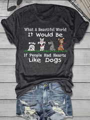 Graphic Round Neck Short Sleeve T-shirt
