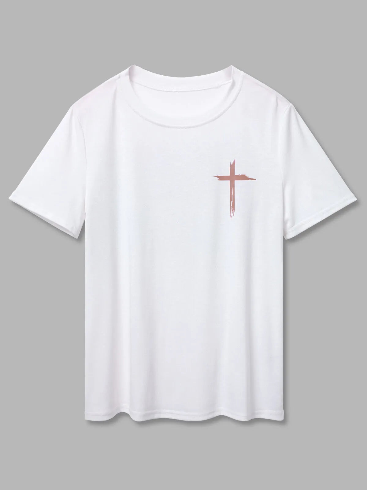 Graphic Round Neck Short Sleeve T-shirt