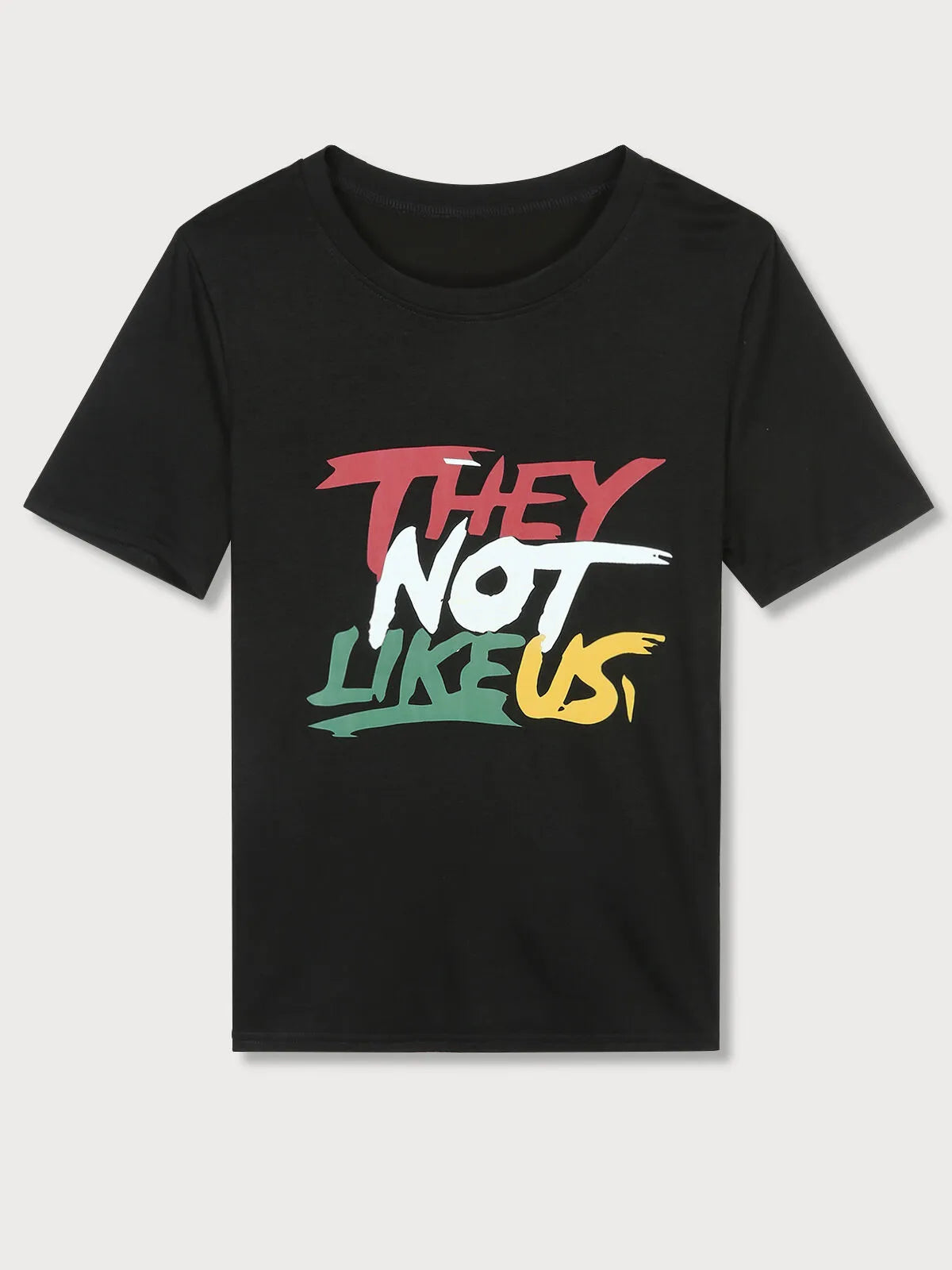 Graphic Round Neck Short Sleeve T-shirt
