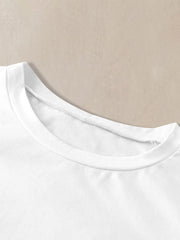 Graphic Round Neck Short Sleeve T-shirt