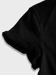 Graphic Round Neck Short Sleeve T-shirt