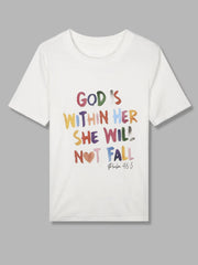 Graphic Round Neck Short Sleeve T-shirt